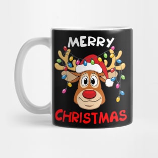 Merry Christmas Reindeer Xmas Family Men Women Mug